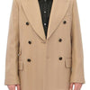 Dolce & Gabbana Elegant Beige Formal Wool Coat