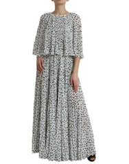 Elegant Polka Dots Maxi Dress