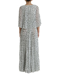 Elegant Polka Dots Maxi Dress