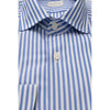 Bagutta Light Blue Cotton Men Shirt