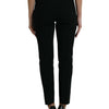 Dolce & Gabbana Elegant High Waist Tapered Wool Pants