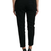 Dolce & Gabbana Elegant High-Waist Tapered Cropped Pants