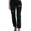 Dolce & Gabbana Elegant High-Waist Black Stretch Jeans