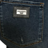 Dolce & Gabbana Elegant Mid Waist Stretch Jeans in Blue