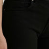 Dolce & Gabbana Chic Black Mid-Waist Stretch Jeans