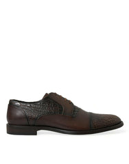 Elegant Textured Leather Oxford Dress Shoes