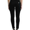 Dolce & Gabbana Elegant Black Mid-Waist Stretch Jeans