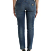 Dolce & Gabbana Chic Boyfriend Mid-Waist Stretch Jeans