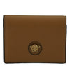 Versace Elegant Compact Leather Wallet in Brown