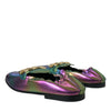 Dolce & Gabbana Elegant Iridescent Loafers for Gents