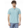 Invicta Light Blue Cotton Men Polo Shirt