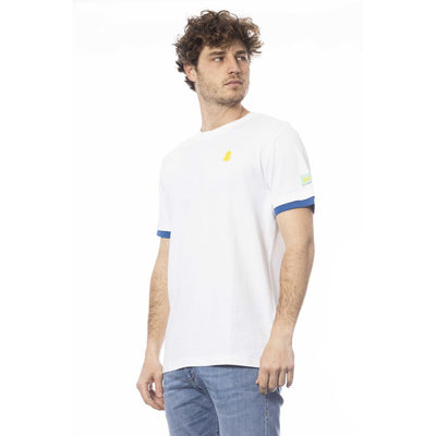 Invicta White Cotton Men T-Shirt