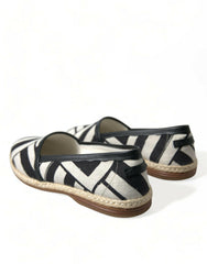 Chic Striped Canvas Espadrilles