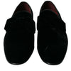 Dolce & Gabbana Elegant Black Velvet Loafers - Men's Luxury Footwear