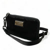 Dolce & Gabbana Elegant Black Nylon & Leather Pouch