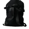 Dolce & Gabbana Elegant Tricot Wool-Blend Backpack in Black