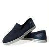 Dolce & Gabbana Elegant Blue Suede Leather Loafers