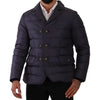 Dolce & Gabbana Elegant Dark Blue Silk Blend Jacket