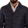 Dolce & Gabbana Elegant Dark Blue Silk Blend Jacket