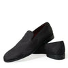 Dolce & Gabbana Elegant Black Brocade Dress Loafers