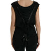 Dolce & Gabbana Elegant Black Round Neck Tank Top