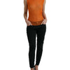 Dolce & Gabbana Chic Orange Crew Neck Tank Top