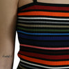 Dolce & Gabbana Chic Striped Spaghetti Strap Tank Top