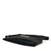 Dolce & Gabbana Elegant Black Nylon Leather Pouch with Silver Details