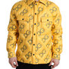 Dolce & Gabbana Elegant Yellow Padded Blouson Jacket