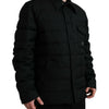 Dolce & Gabbana Elegant Black Padded Parka Jacket