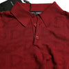 Dolce & Gabbana Elegant Silk Maroon Polo T-Shirt