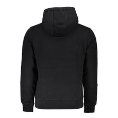 Black Cotton Men Sweater