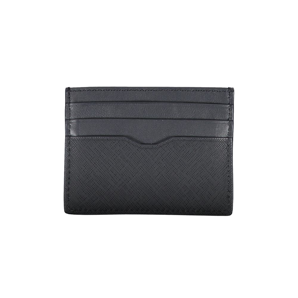 Tommy Hilfiger Blue Leather Men Wallet