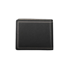 Tommy Hilfiger Black Leather Double Card Wallet