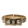 Dolce & Gabbana Gold-Tone Crystal Embellished Waist Belt