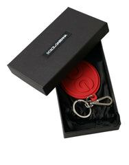 Elegant Red Trifold Key Holder Case