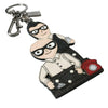 Dolce & Gabbana Elegant Multicolor Leather Keychain