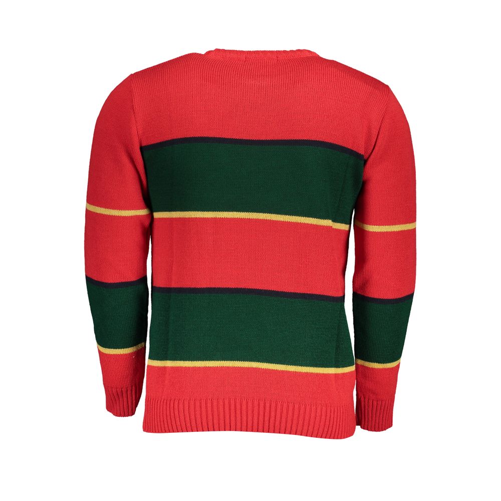 U.S. Grand Polo Chic Crew Neck Contrast Detail Sweater