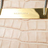 Balenciaga Alligator Leather Chic Pink Tote Bag