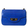 Balenciaga Alligator Skin Mini Shoulder Bag - Elegant Blue