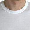 Dolce & Gabbana White Logo Crew Neck Short Sleeves T-shirt