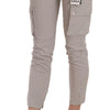 Dolce & Gabbana Chic Khaki Cotton Blend Trousers