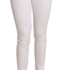 Dolce & Gabbana Chic White Slim Dress Pants