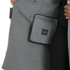 Dolce & Gabbana Gray Double Trench Coat Cashmere Jacket