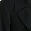 Dolce & Gabbana Black Double Breasted Trench Coat Jacket