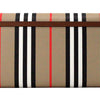 Burberry Hannah Icon Stripe Archive Tan E-Canvas Leather Wallet Crossbody Bag