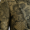 Dolce & Gabbana Gold SICILIA Jacquard Single Breasted Coat Blazer