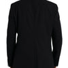 Dolce & Gabbana Black MARTINI Single Breasted Coat Blazer