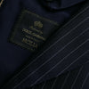 Dolce & Gabbana Black Stripe SICILIA Double Breasted Coat Blazer