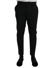 Black Wool SlimFit Dress Formal Pants